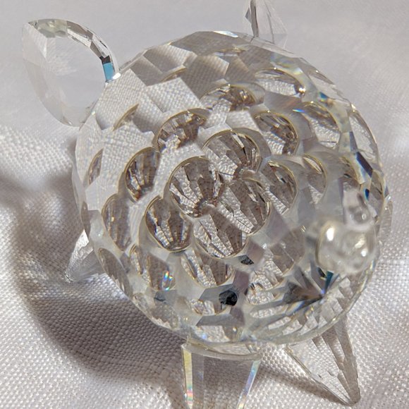 Great Vtg Swarovski Crystal Pig With Original Box Mint Reflects Light Signed - Picture 9 of 12